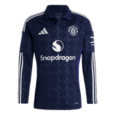 Manchester United Langarm-Auswärts-Fußballtrikot 2024/25